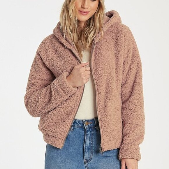 Hooded Zip Up Teddy Jacket - Picture 2 of 10